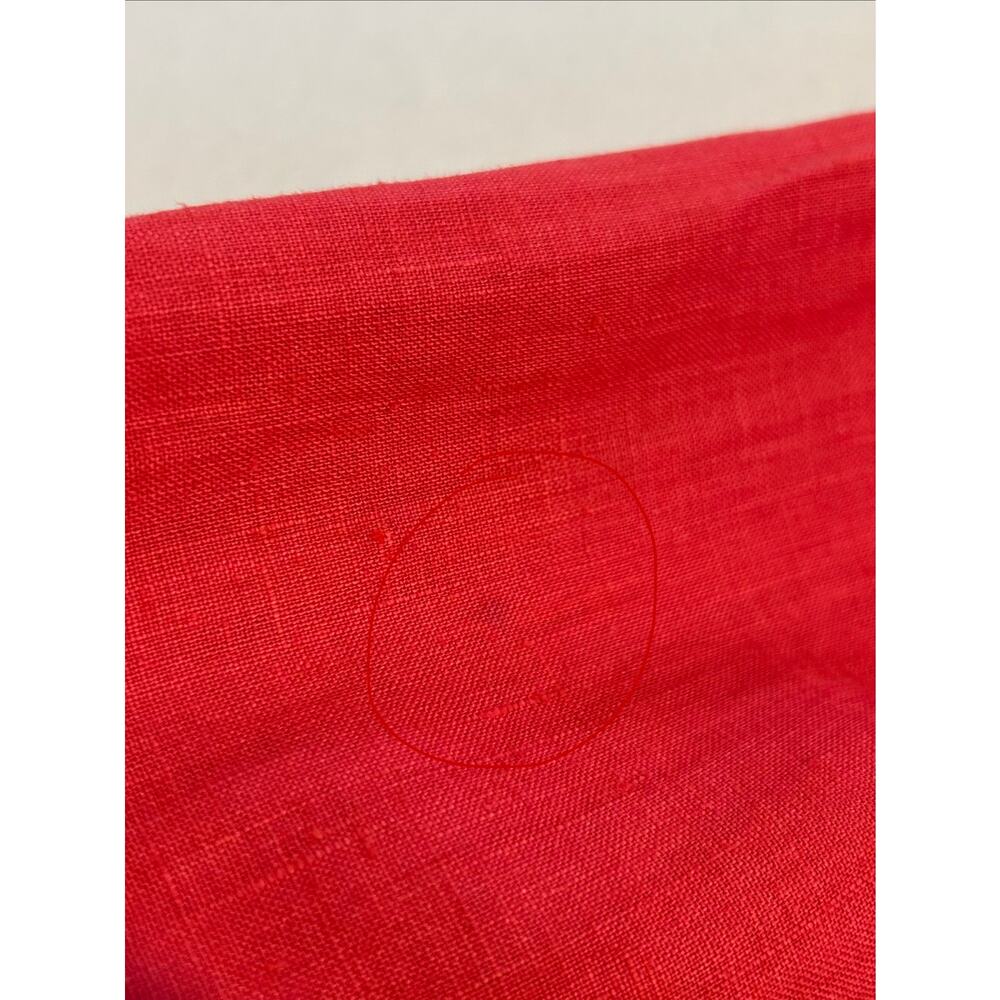 David Dart 100% Linen Button Up Top Patchwork Fuchsia Pink Small - Picture 12 of 12
